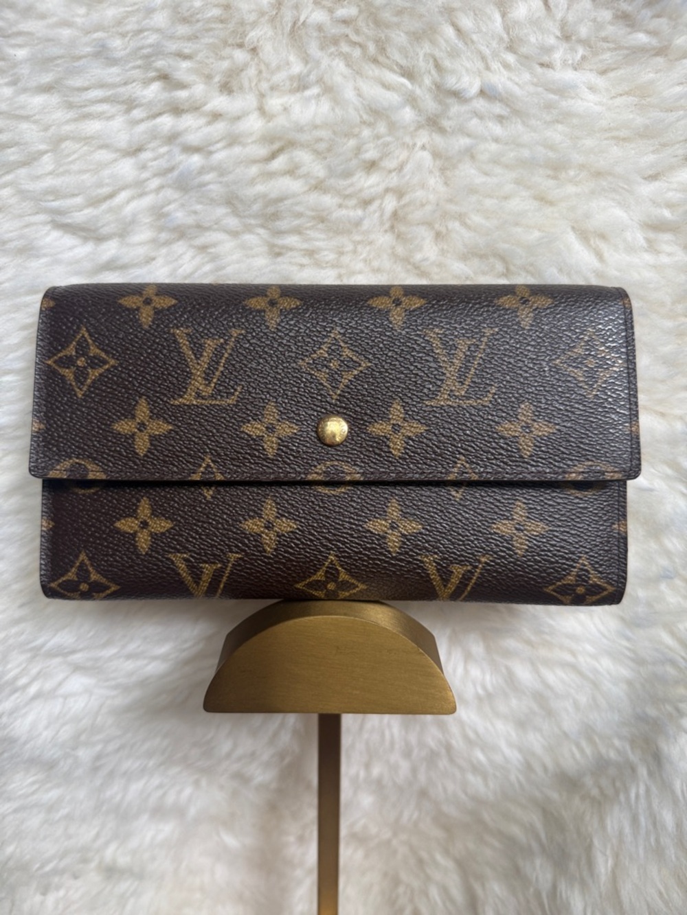 Louis Vuitton Monogram Continental Sarah Wallet - Excellent Condition